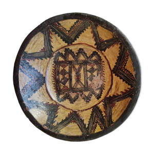 plat ceramique berbere - 1950