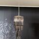 Vintage Italian Murano glass chandelier – 54 smoked prisms