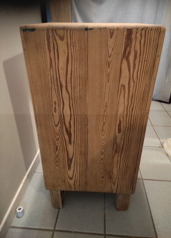 Storage cabinet solid wood aerogummed int intense blue dp 1222306