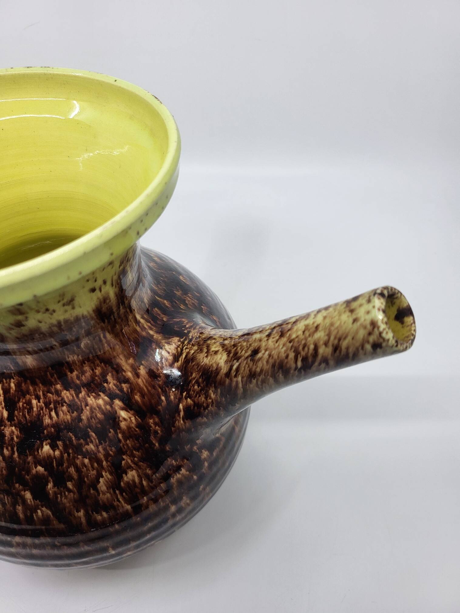Vase or Chevrette Pottery Accolay in ceramic France Vintage 1960