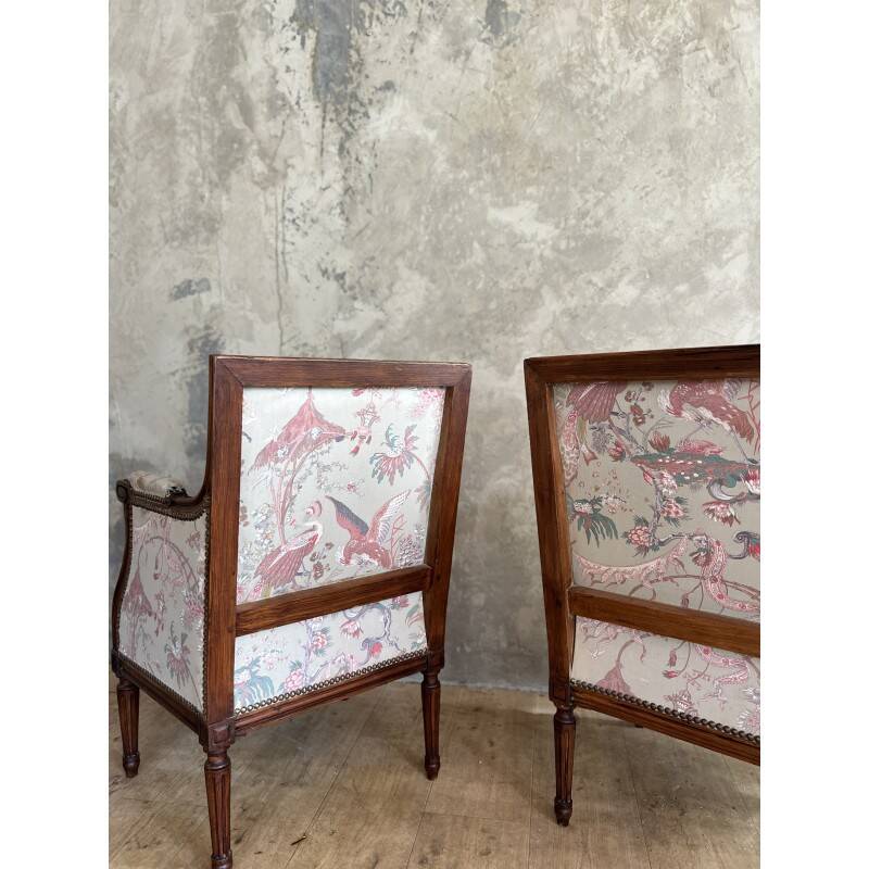 Antique bergère armchairs