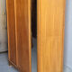 Armoire penderie étagères miroir, pieds compas, vintage, années 60
