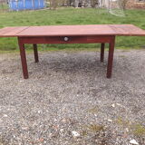 Oak and pine, 2 extension farm table