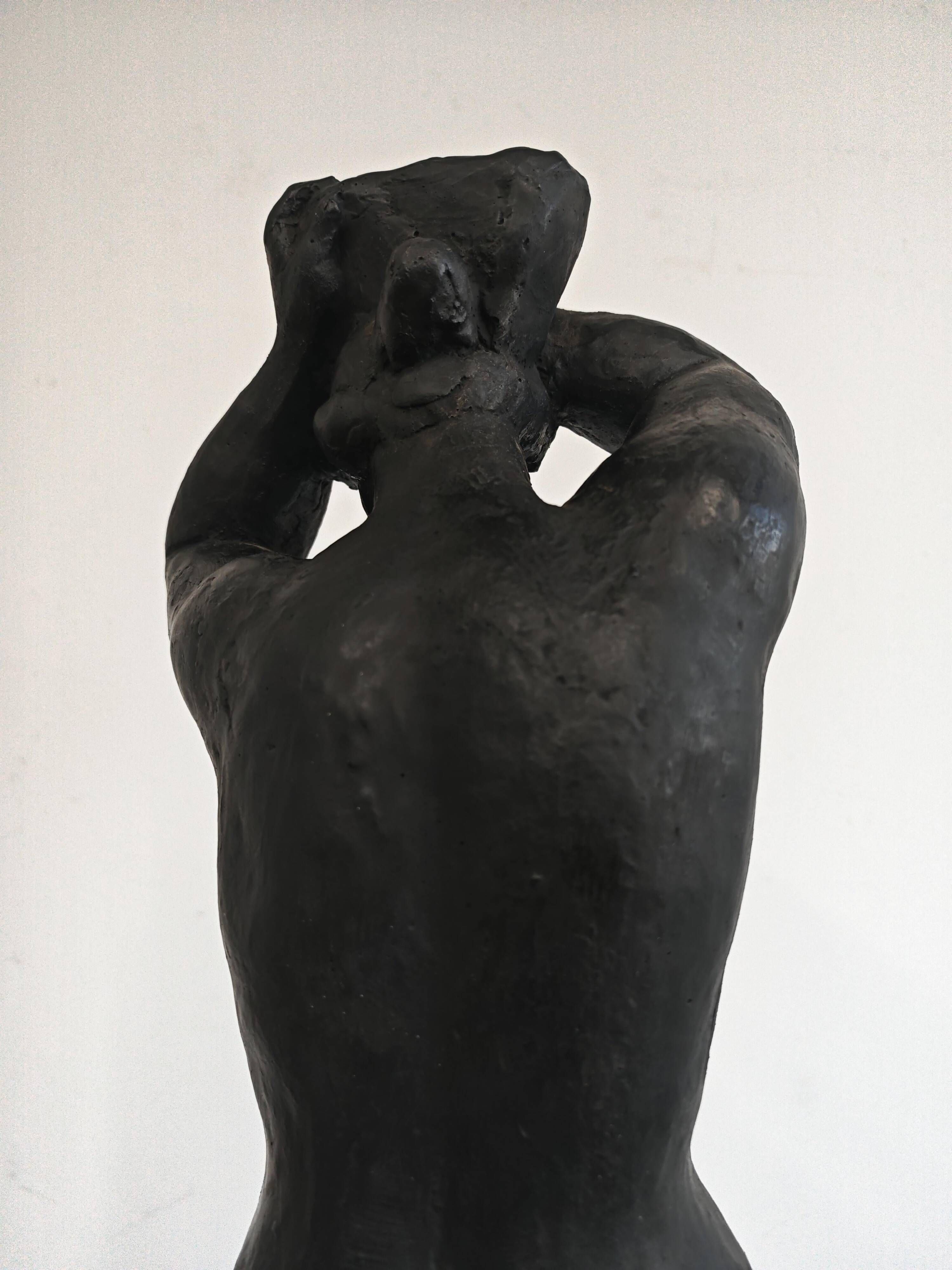 Sculpture of a Nude Woman in plaster by Radeta Stankovic