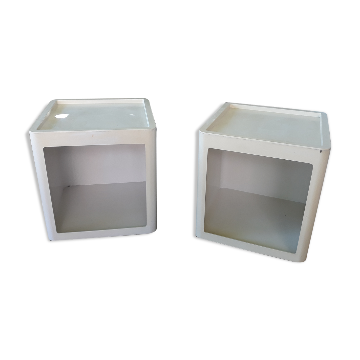 Georgia Castiglioni modular furniture pair for Valenti