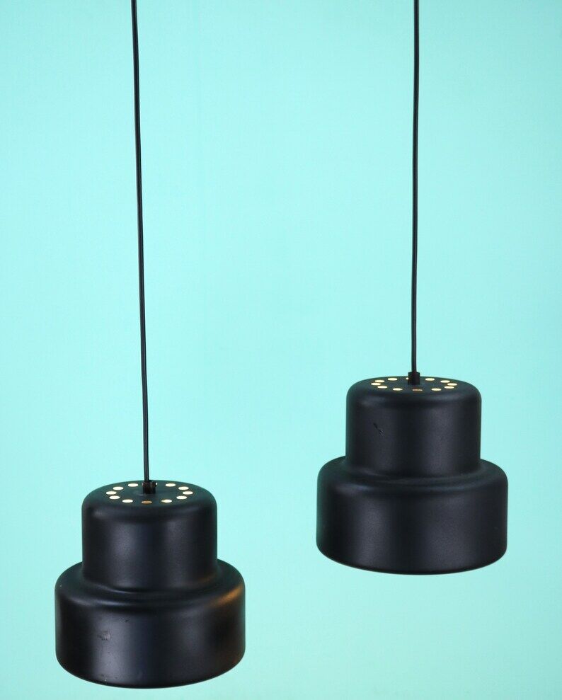 Pair of pendant lamps by Jo Hammerborg for Fog & Morup 1960s