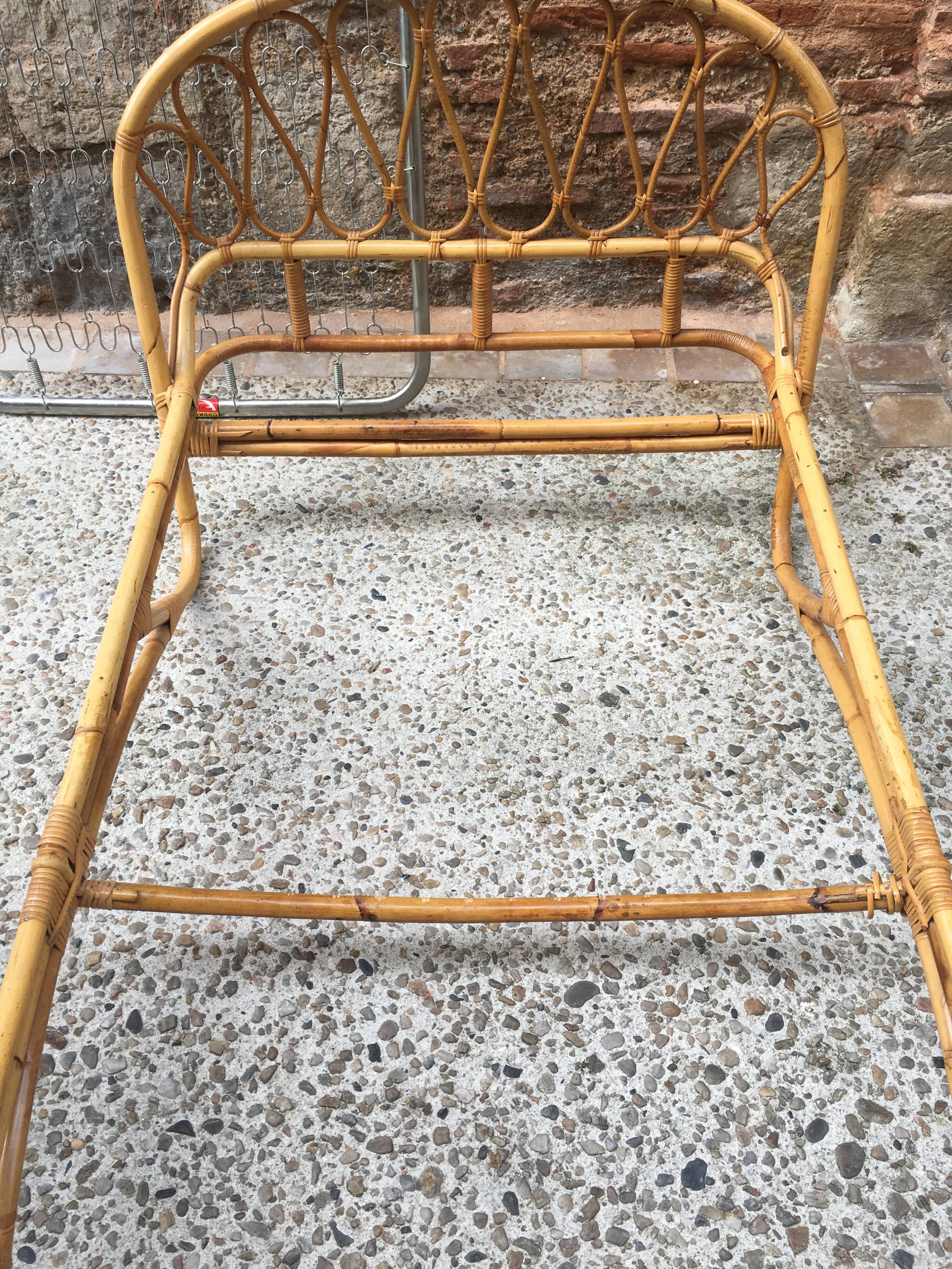 1-seat rattan basket bed