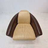 Set of 2 Calia Club or Lounge Chairs, Italy 1980's