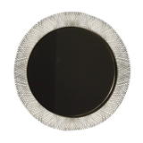 Mid-Century White & Brass Metal Mirror from Vereinigte Münchner Werkstätten, 1950s