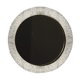 Mid-Century White & Brass Metal Mirror from Vereinigte Münchner Werkstätten, 1950s