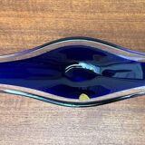 Vintage vase and bowl in art glass from Bayel, France, 1970s, set of 2.