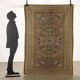 Ancient Asian rug in cotton and wool, fine knot, 77 x 54 in.