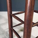 Brutalist bar stool by Charles Dudouyt, France, 1940s.