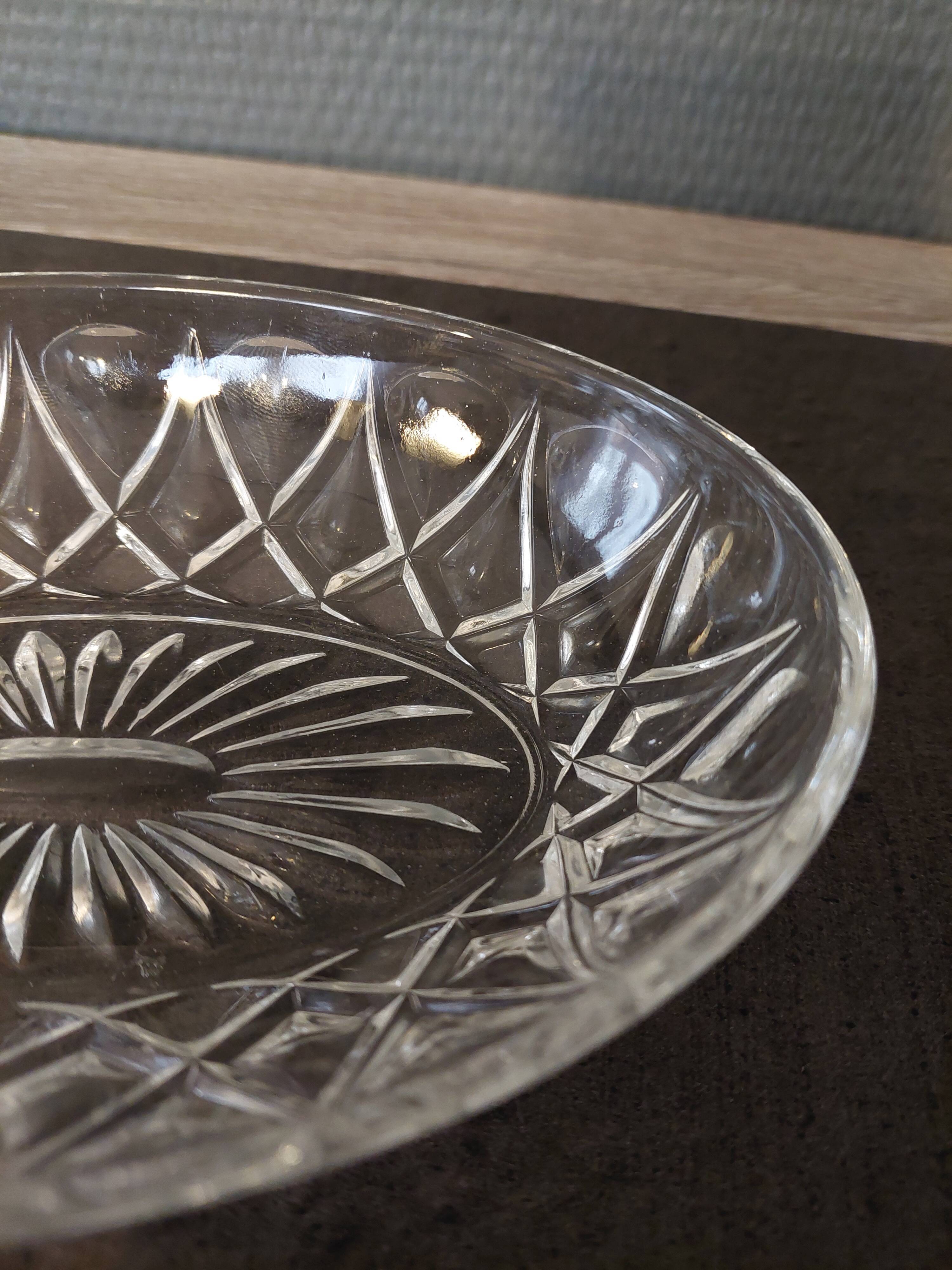 Ramequin en verre moulé ovale