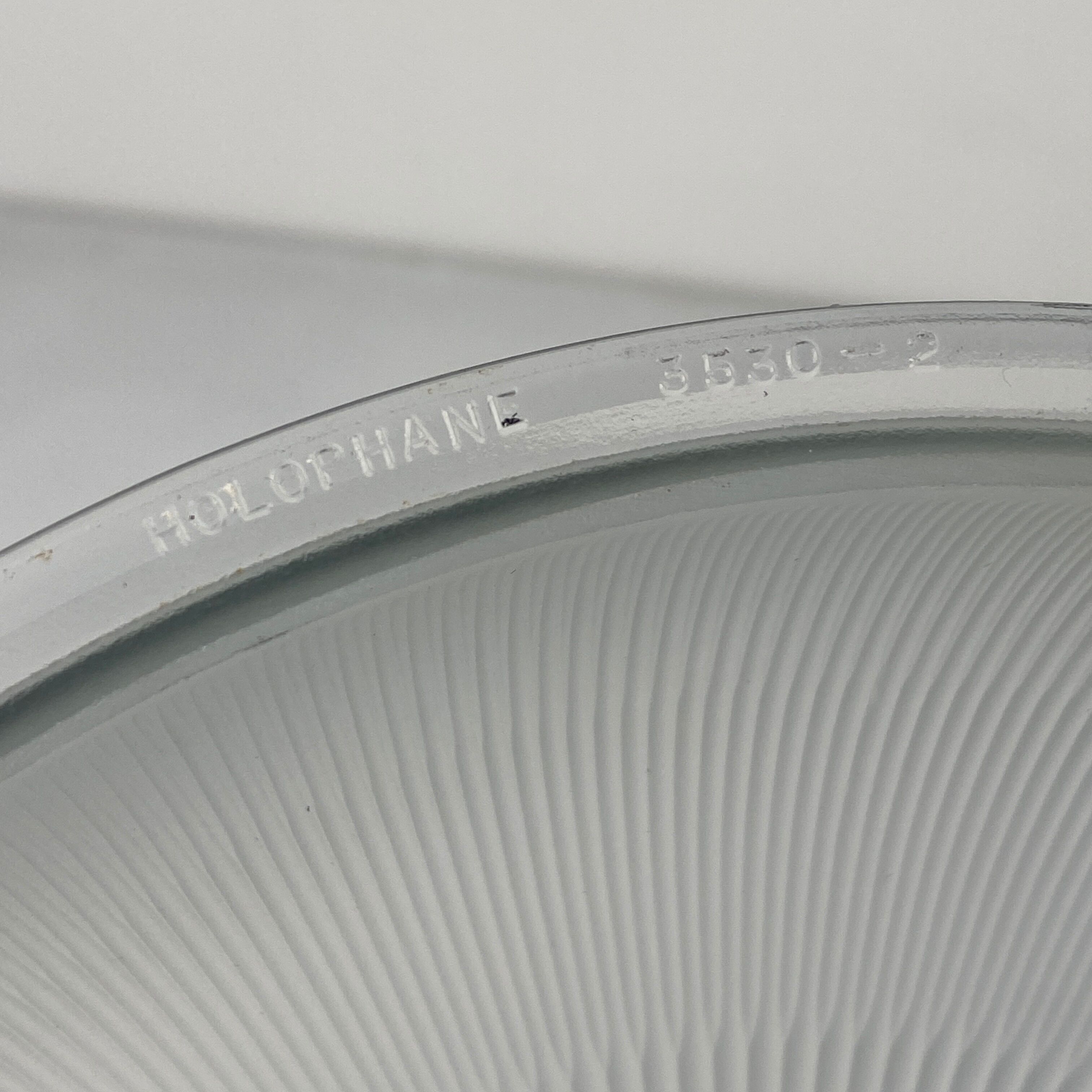 Old holophane industrial wall lamp