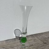 Vase en verre de Murano vert