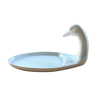 Zoomorphic porcelain duck dish
