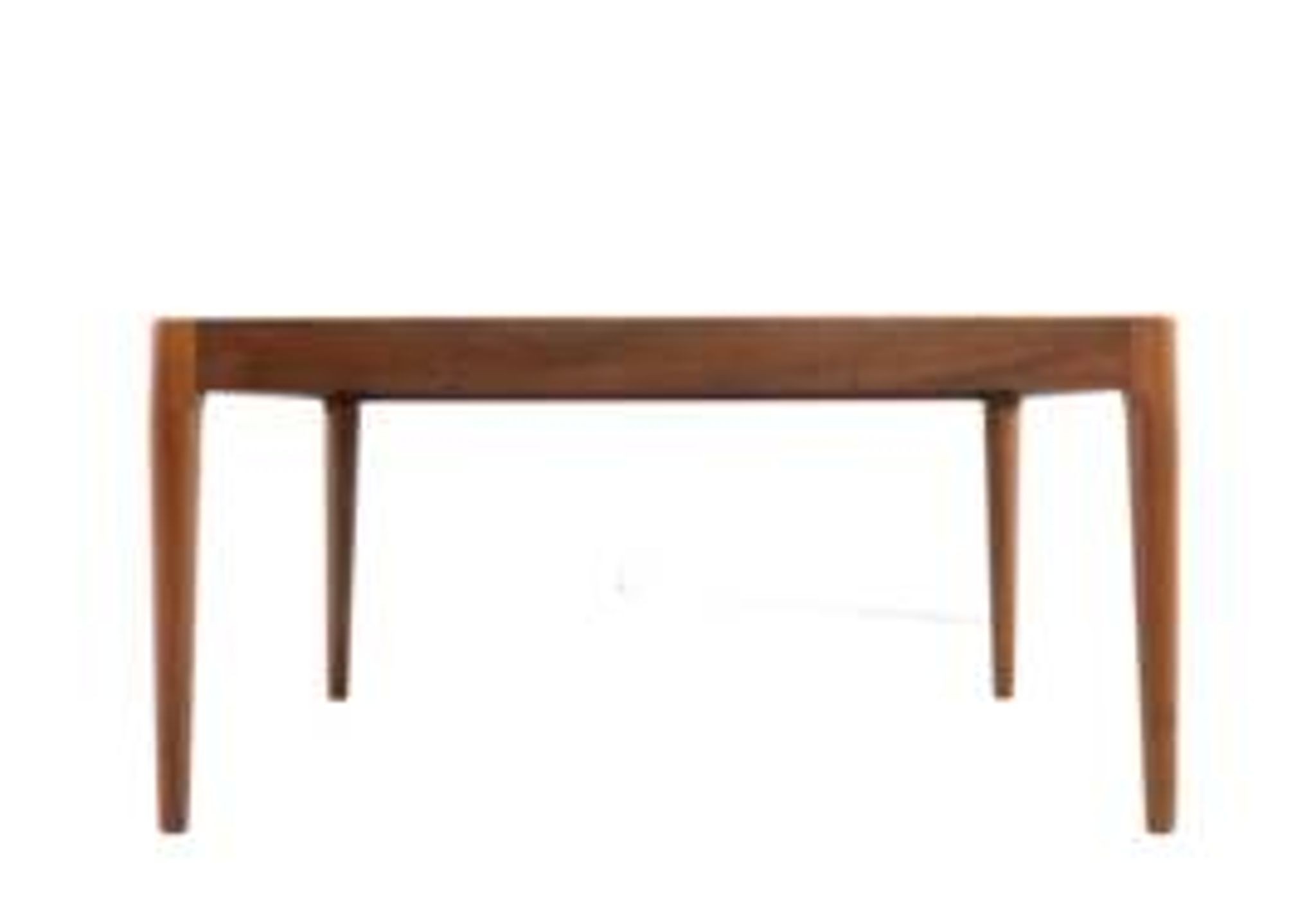 Square coffee table with reversible top 'Hilleberg' - mid-century modern style