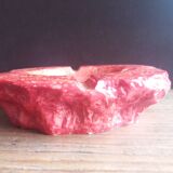 Red alabaster ashtray