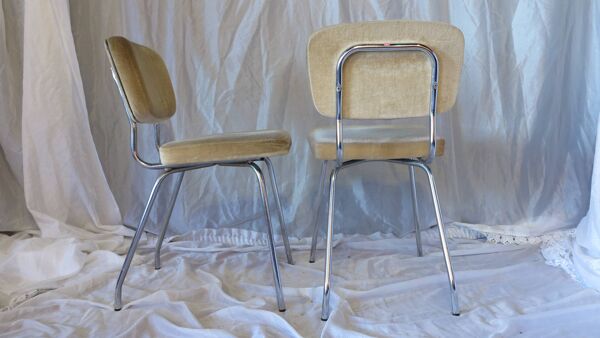 Paire de chaises de bureau ou de salon vintage