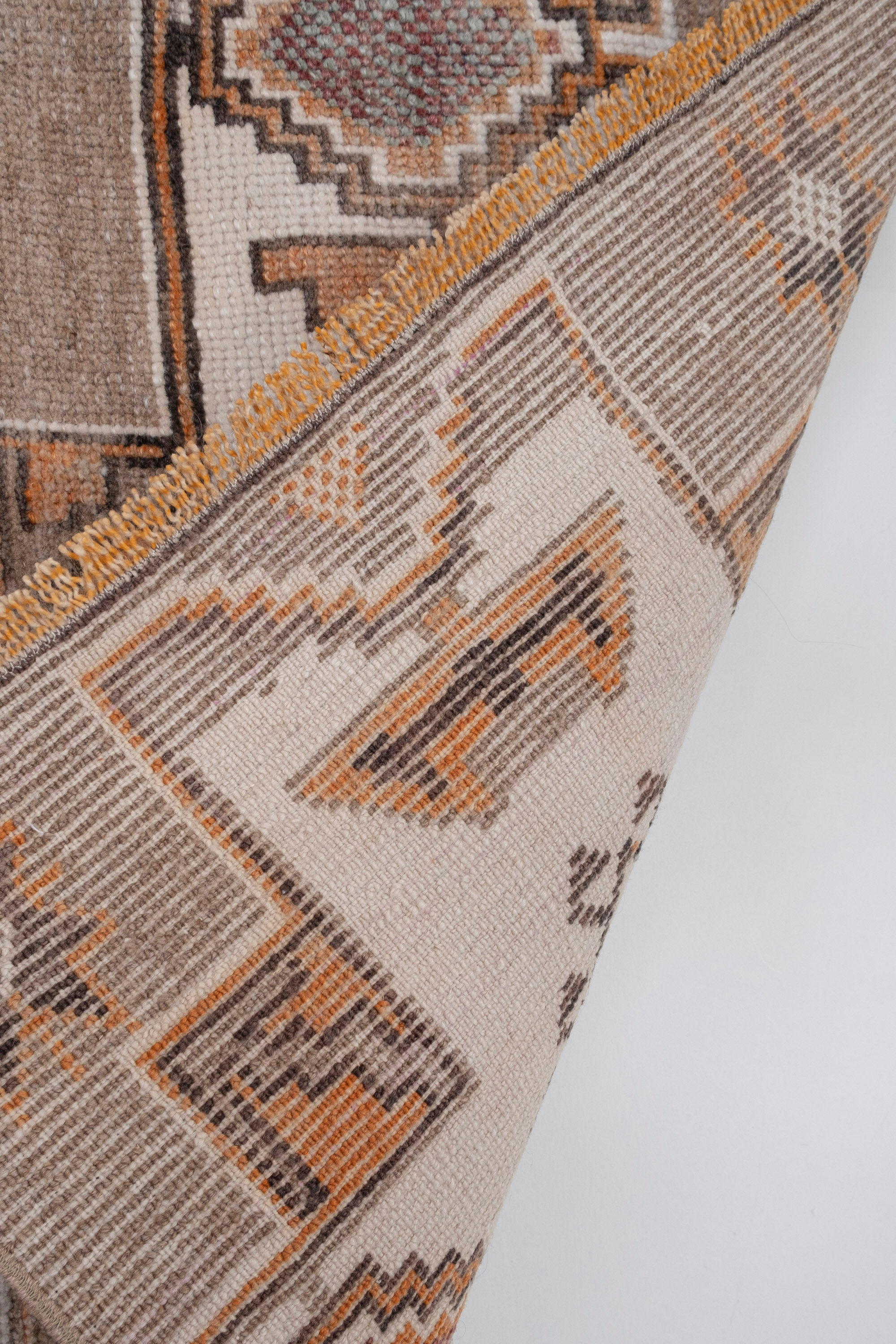 Turkish Oushak Rug Runner 66 x 170 cm