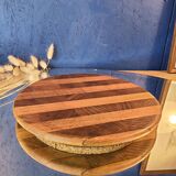 Vintage trivet in olive wood
