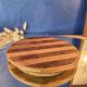 Dessous de plat vintage en bois d'olivier