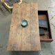Table basse de ferme rustique en châtaigner