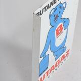 Butagaz enamelled plate