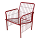 Vintage 80s grid armchair
