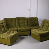 Vintage Xl element sofa moss green 60s