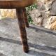 Tabouret en bois tourné
