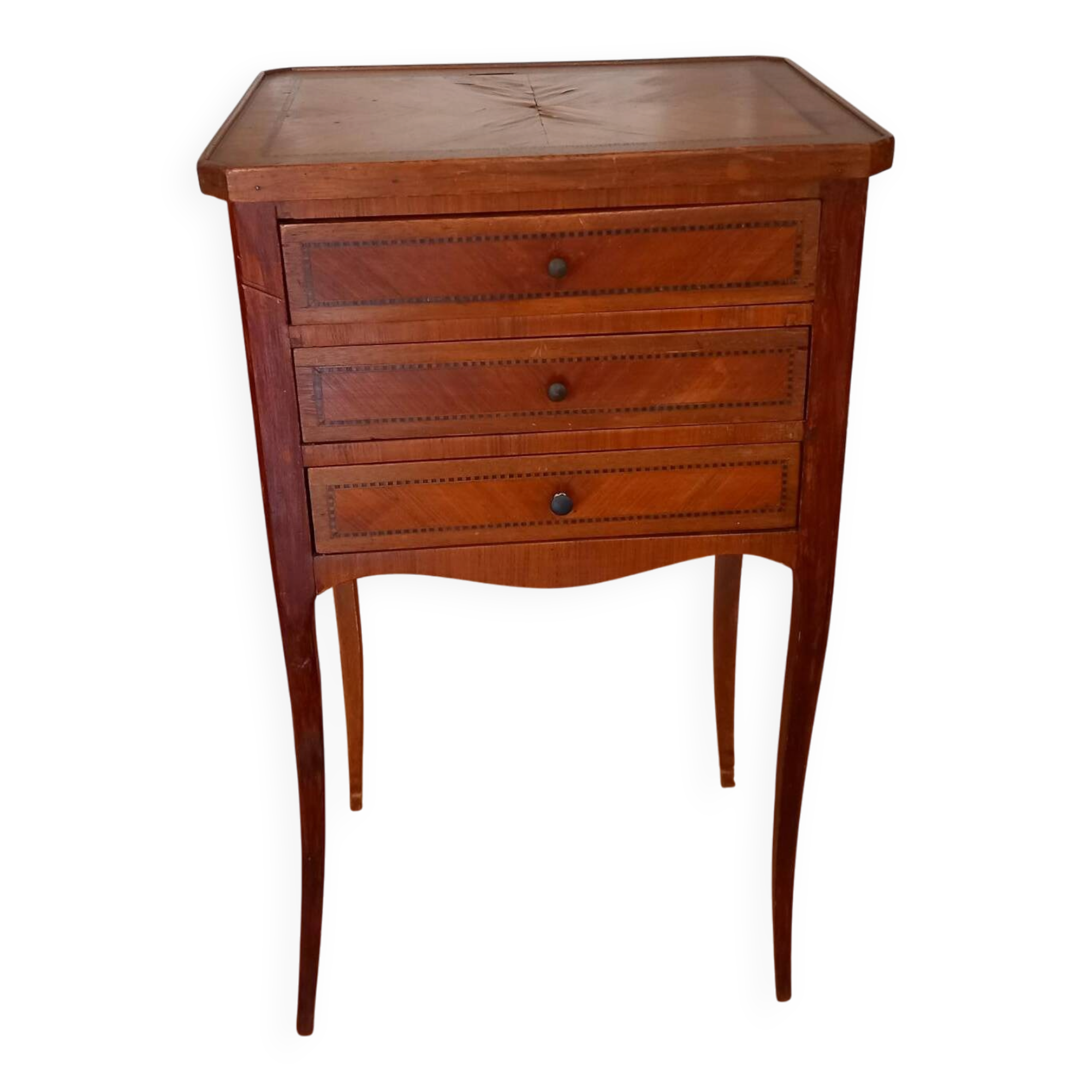 19th-century bedside table