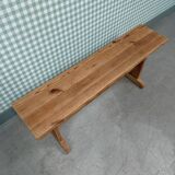Vintage pitch pine bench (refurbished)