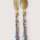 Silver salad servers