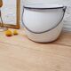 Enamelled sheet metal bucket
