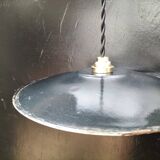 4 enameled sheet metal pendants