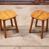 Set of 3 chairs and 2 stools