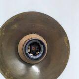 Large opaline pendant light