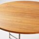 Sven Markelius ‘Markelius01’ Rounded Table – Limited Edition 1930 Design in Stainless Steel and Waln