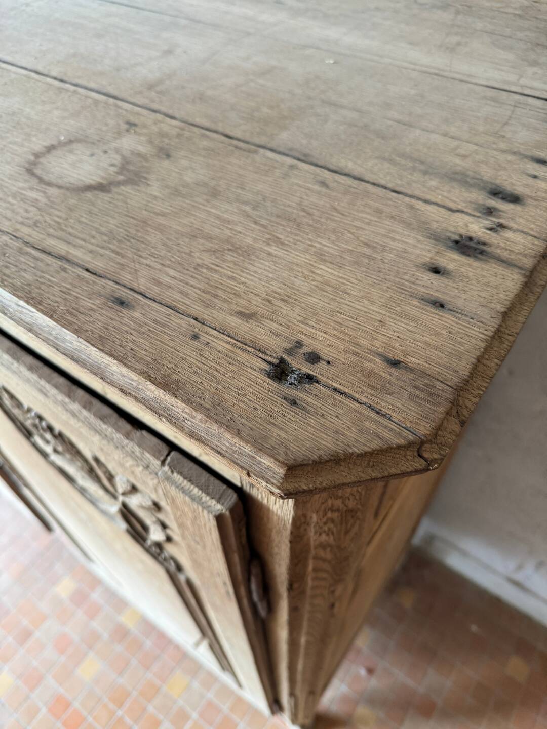 Country buffet in solid oak - Early 19th century
