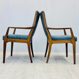 Deux fauteuils modèles Casala
