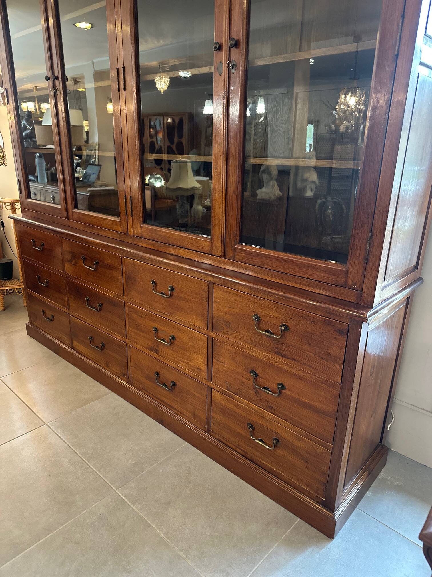 Oak display cabinet 1920