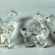 3 lead crystal glass candle holder by Nachtmann as a set - Vintage