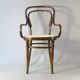 Fauteuil bistrot canné N°14 , par Hofmann 1895, Art nouveau .
