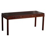 Mid-20th century mahogany writing desk by a Danish cabinetmaker, 1950s.