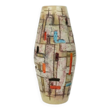 Large italian mid century vase nuovo rinascimento decor pompei