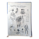 A drawing a sketch by illustrator Mars from period magazine Journal Amusant from the 1890s