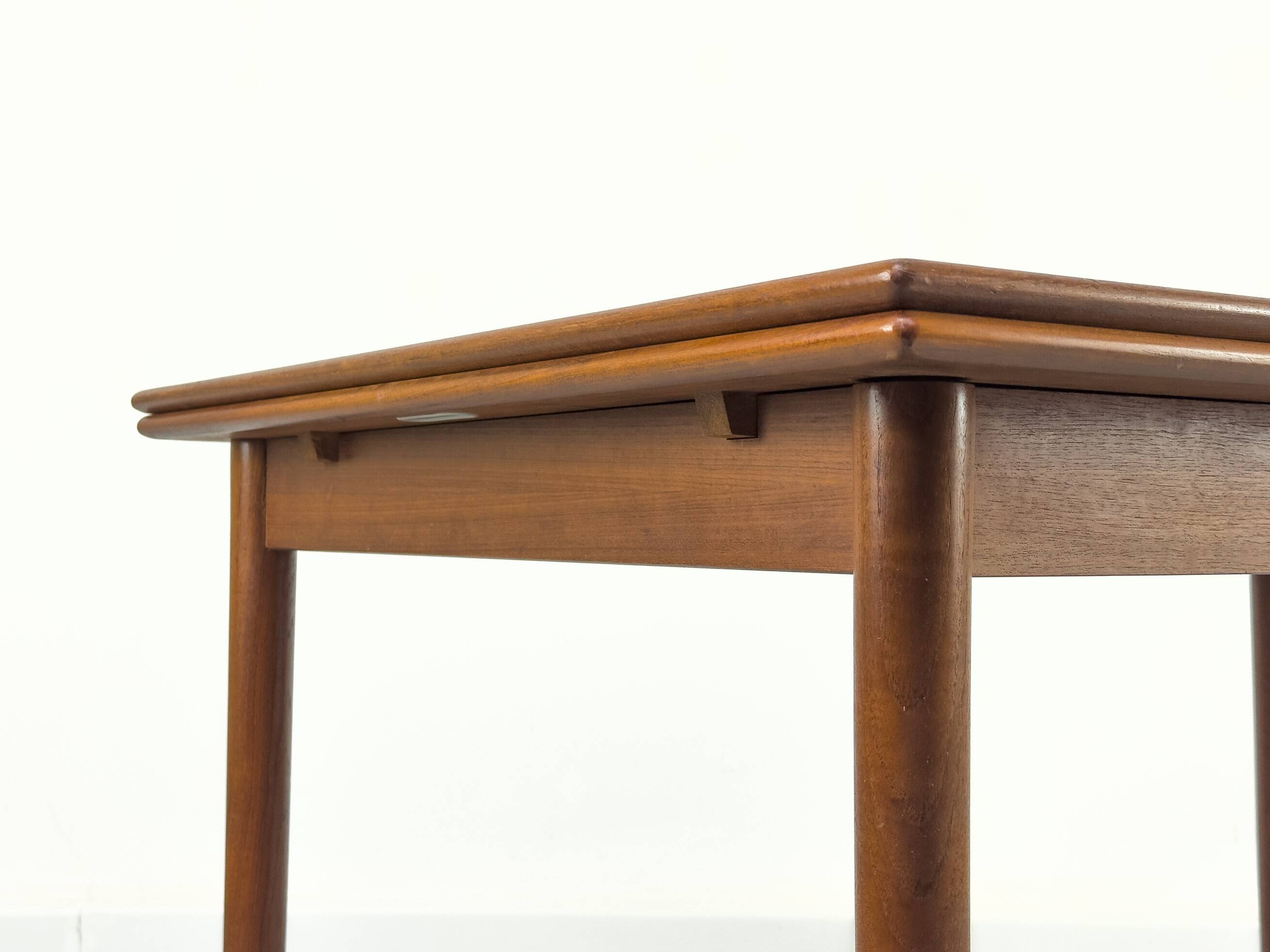 Danish Extendable Teak Dining Table by Ansager Møbler, 1960s
