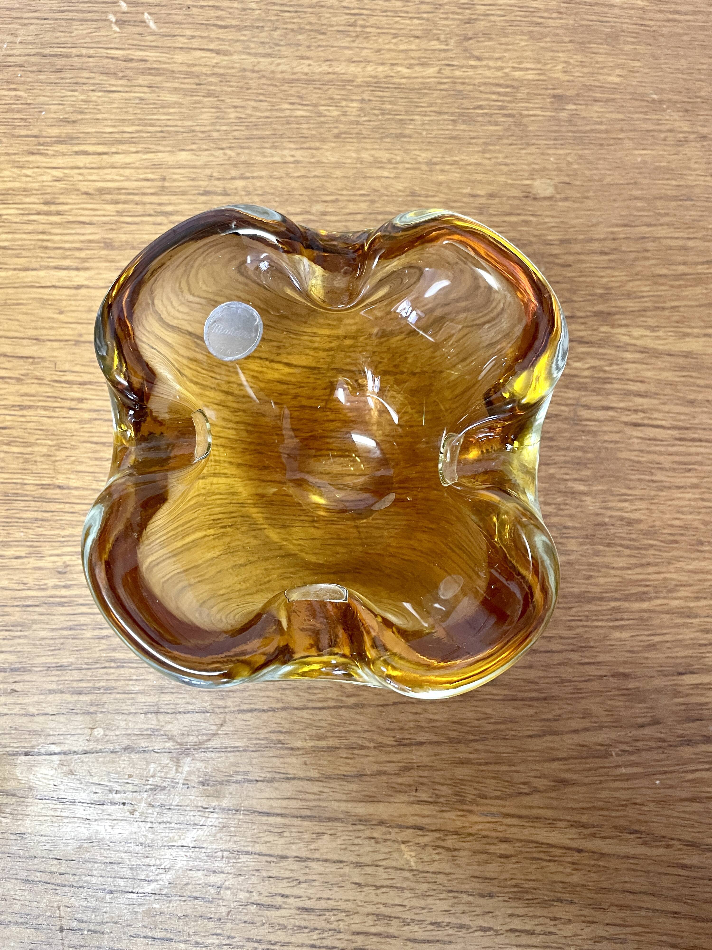 Murano 50's glass pocket or ashtray